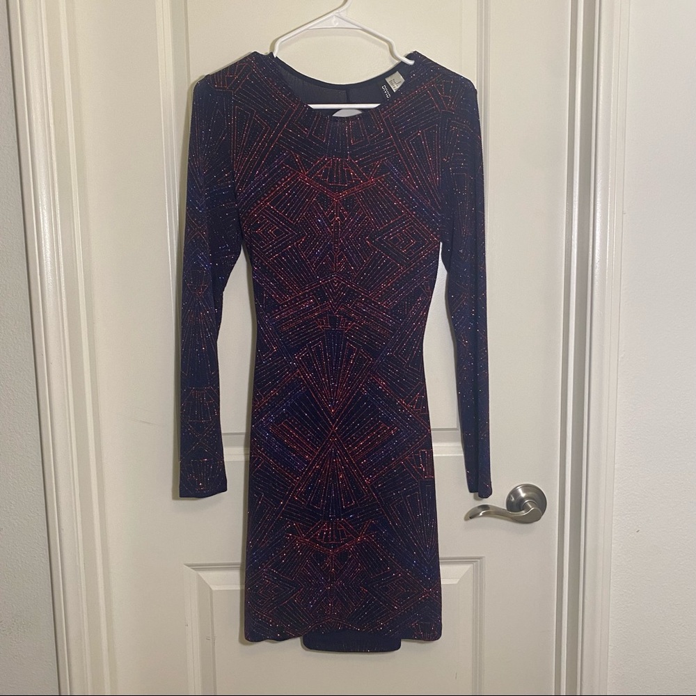 Statement Body-con dress with open back